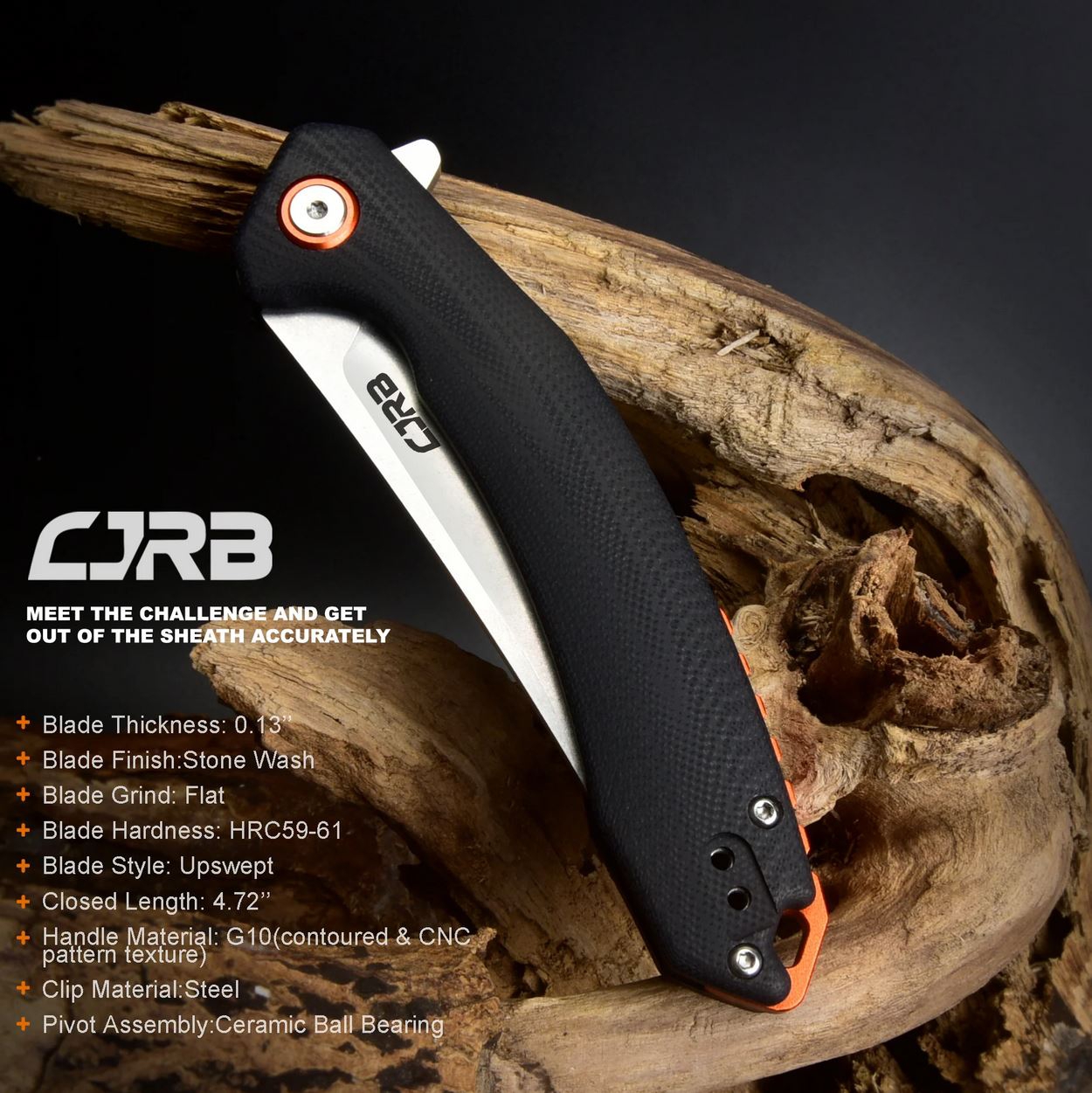 CJRBJ1906-BKC Gobi AR-RPM9, Black G-10