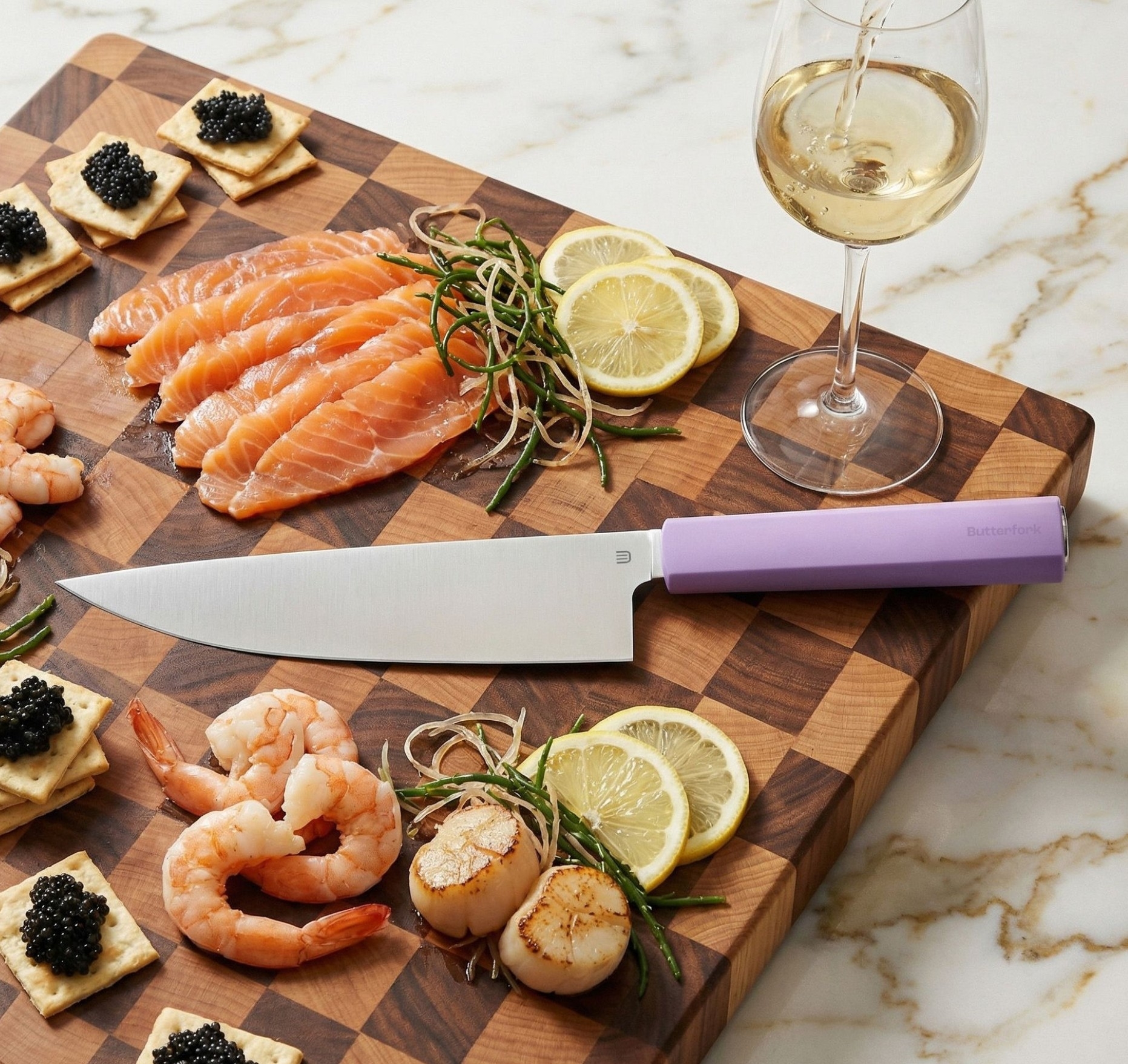 Butterfork BF01-CK-PP Chef's Violett + Scheide