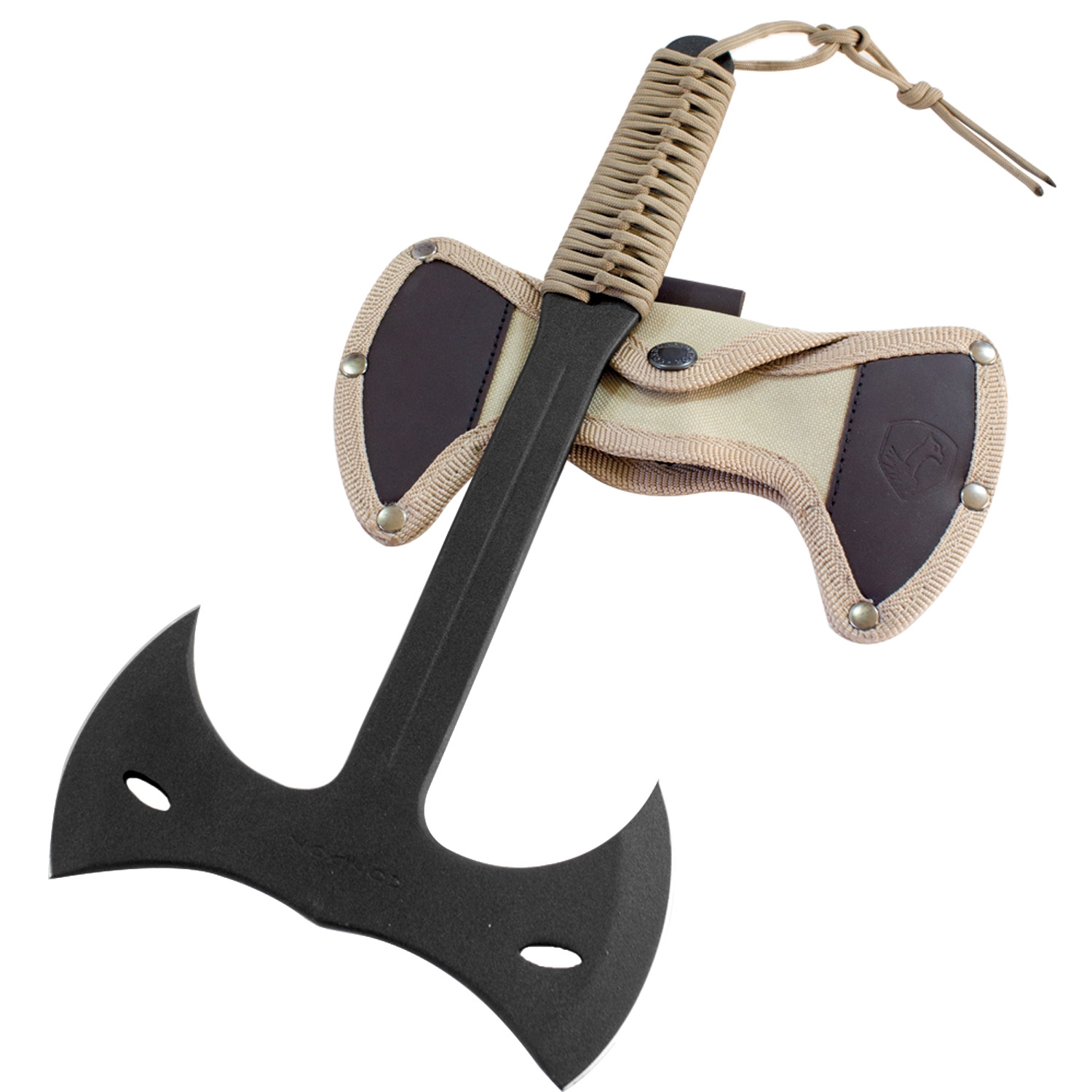 Condor THROWING AXE DOUBLE BIT CANVAS SHEATH