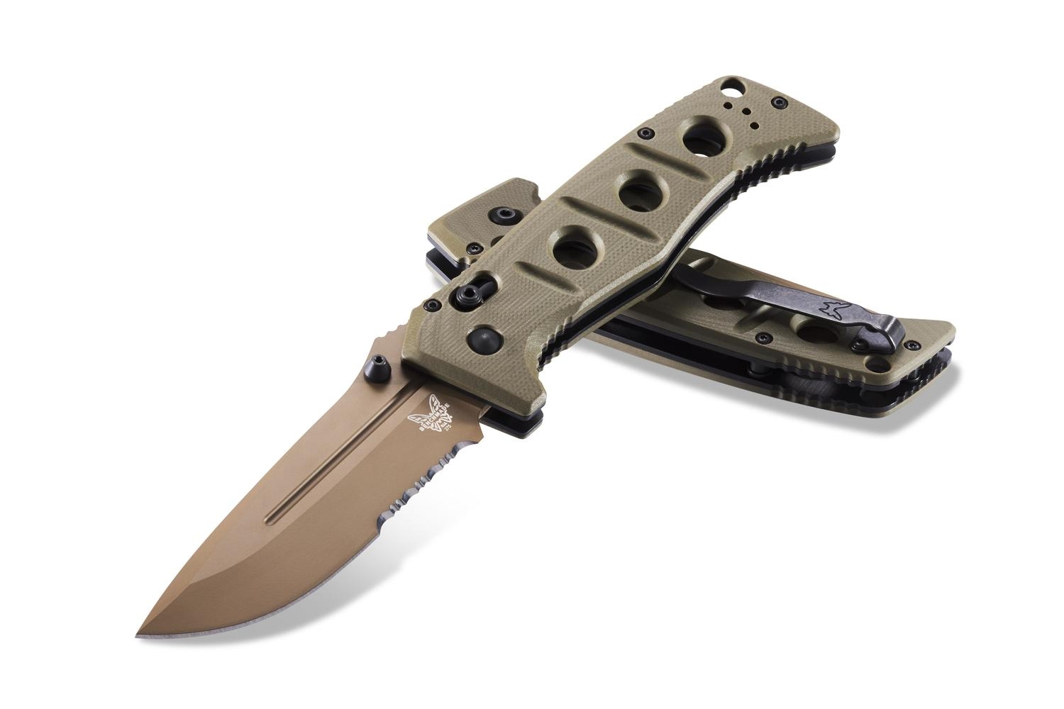 Benchmade 275SFE-2 ADAMAS, Earth Cerakote, Combo