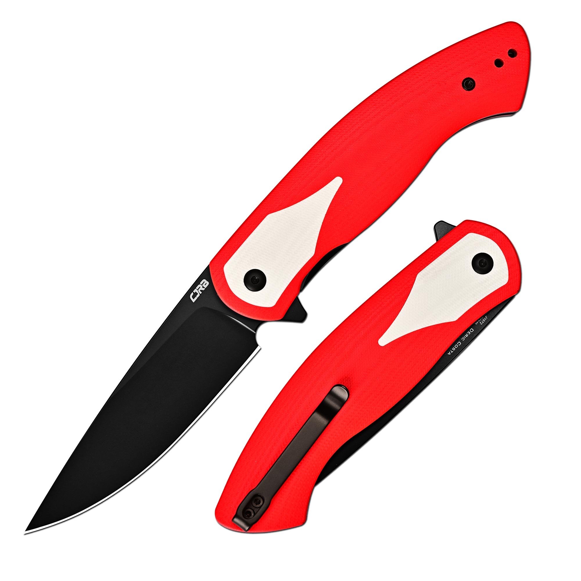 CJRBJ1972-RWH Rodayo, Red/ White G10