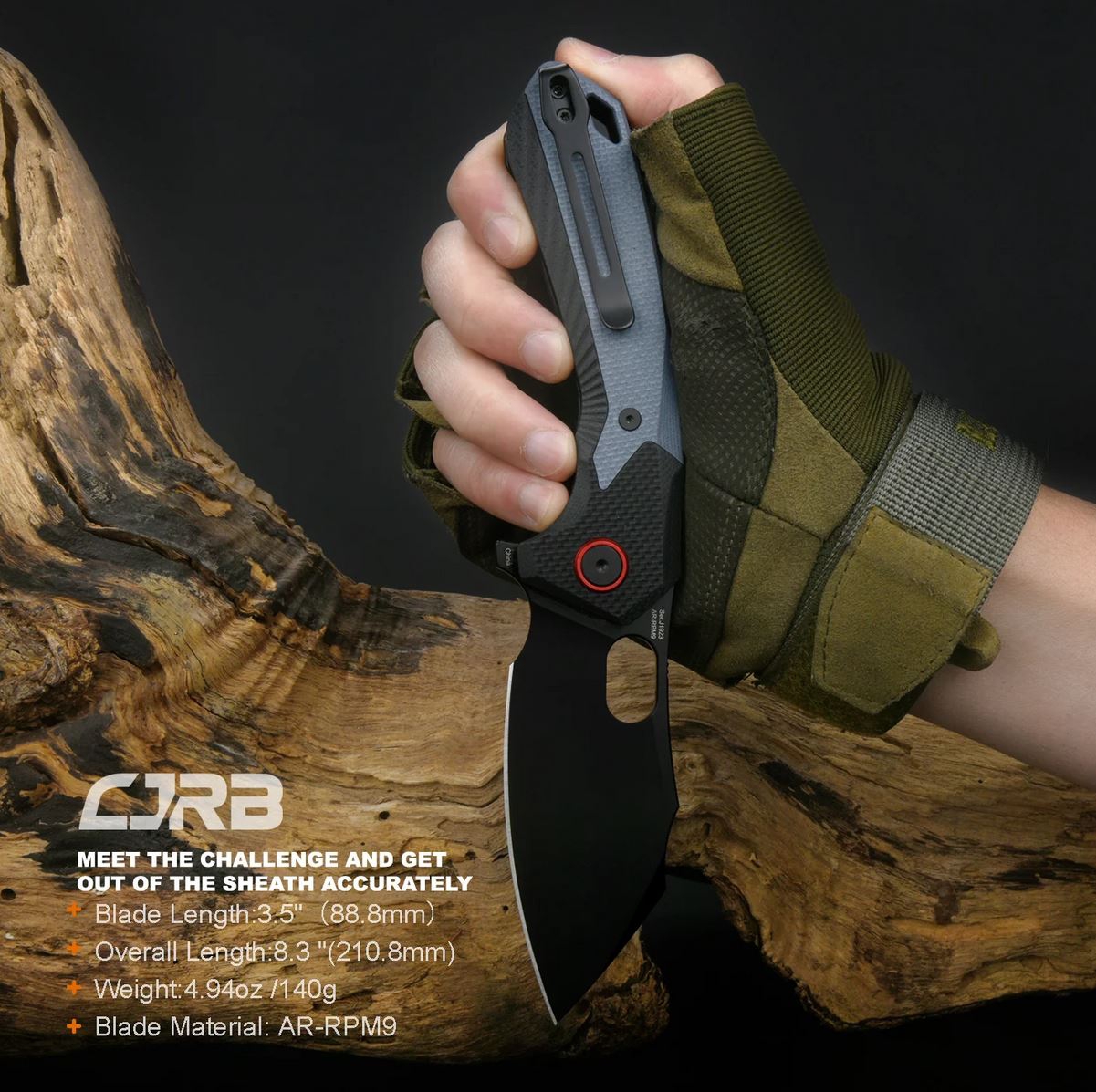 CJRBJ1923-BBU Caldera AR-RPM9, Blue G10