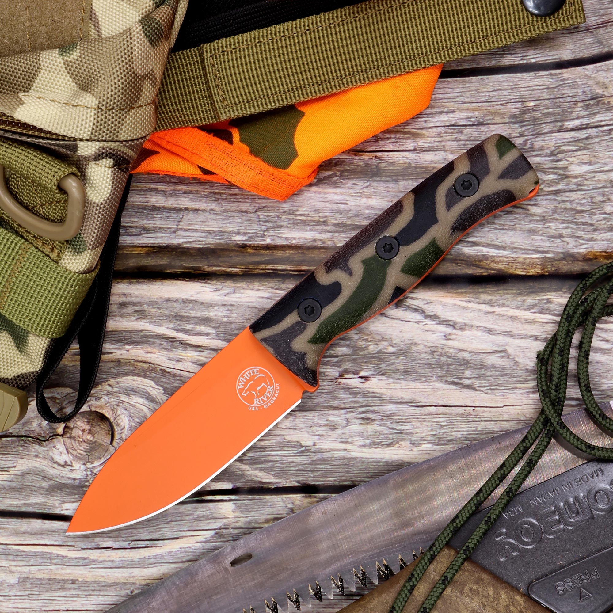 White River Ursus Cub, Duck Camo G-Carta, Orange