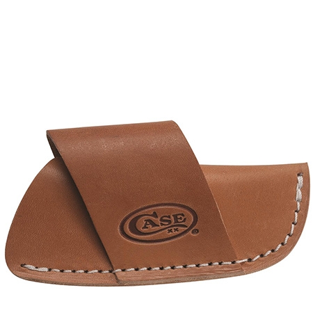 Case Leather Side-Draw Belt Sheath/ Scheide LARGE