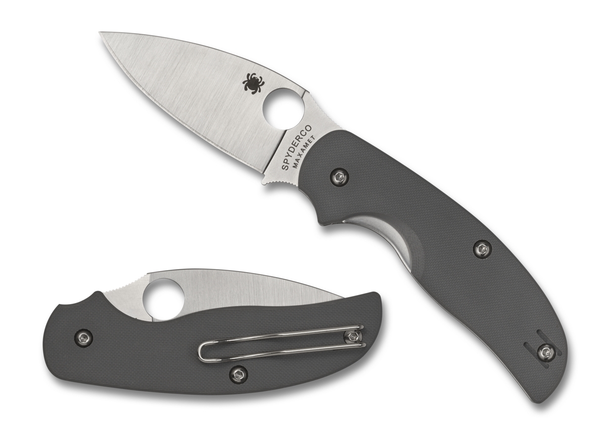 Spyderco C123GPGY Sage 1, Cool Gray G-10, Maxamet