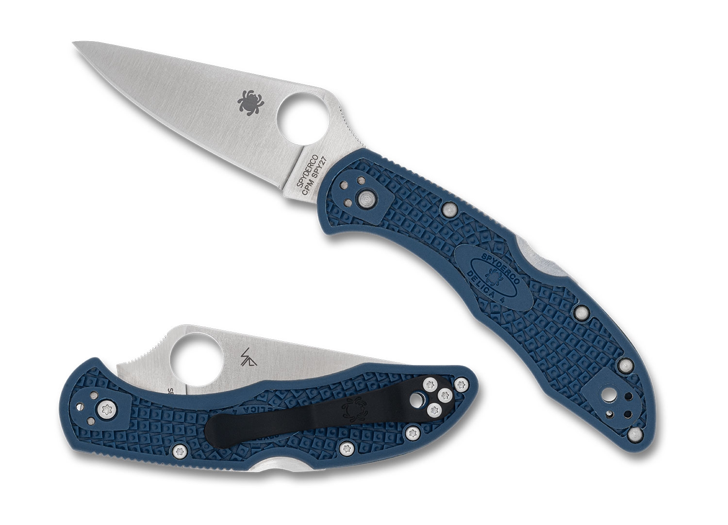 Spyderco C11PCBL Delica 4, Cobalt Blue FRN, SPY27
