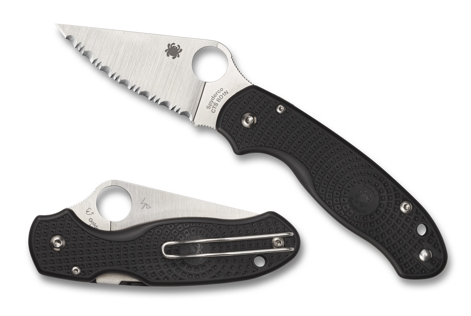 Spyderco C223SBK Para 3, Lightweight Black