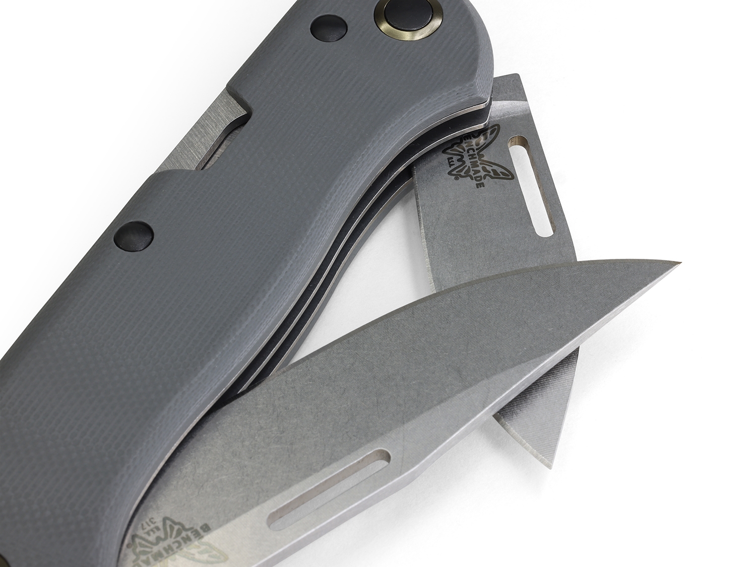 Benchmade 317 WEEKENDER, Slipjoint, Cool Gray G10
