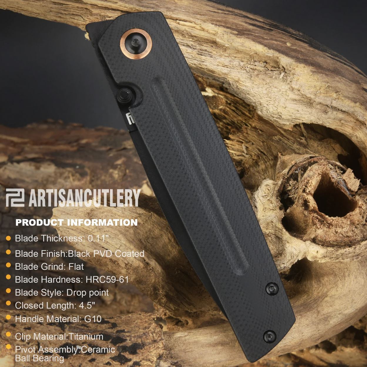 ARTC1849P-BBK Sirius AR-RPM9, Black, Black G10