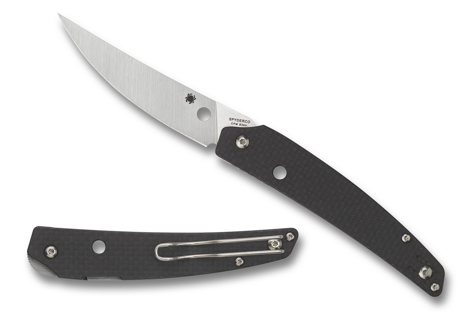 Spyderco C242CFP Ikuchi, Carbon Fiber