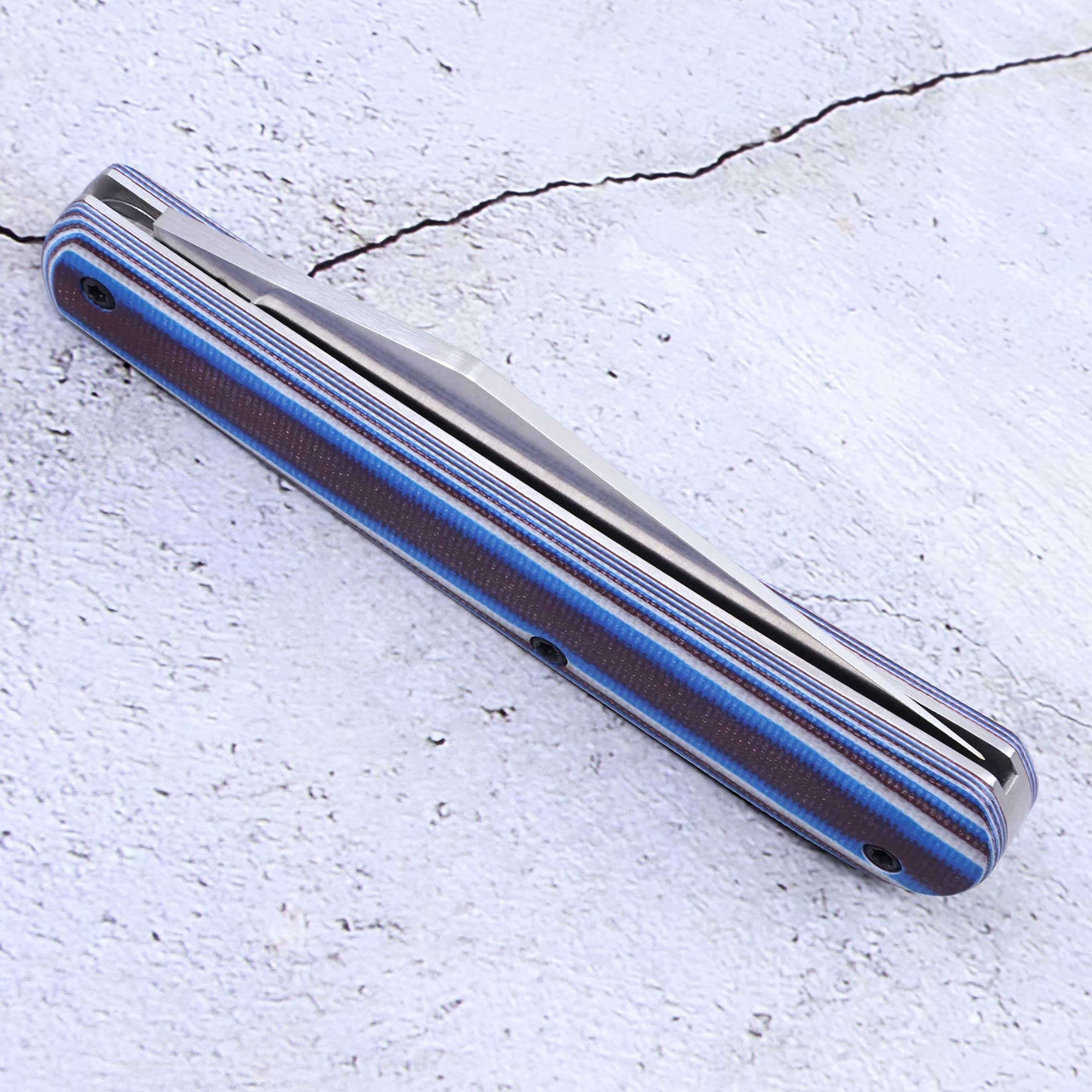 White River Trailhead Trapper Blue White Brown G10