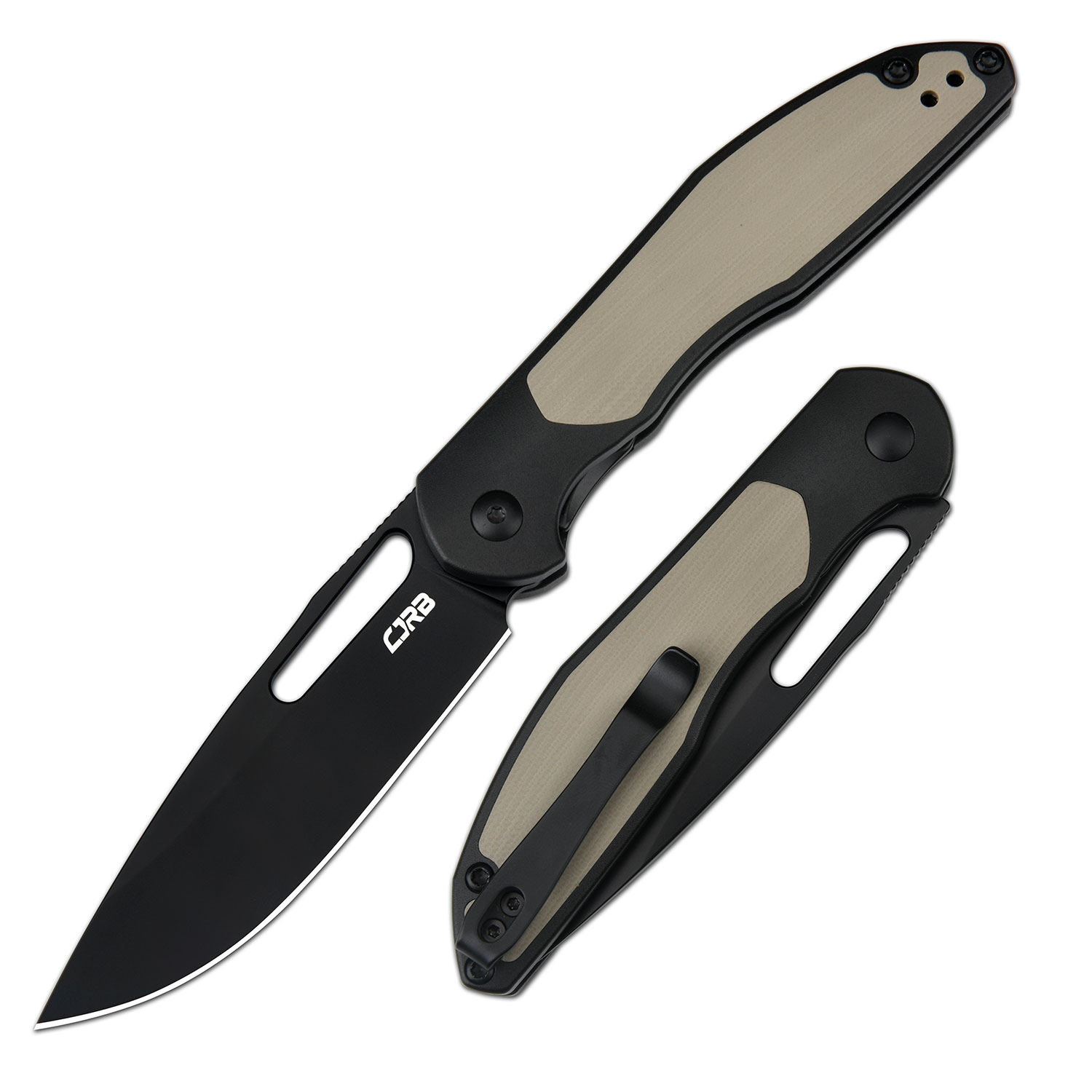 CJRBJ1962-BDE Droma, AR-RPM9, Desert Aluminium G10