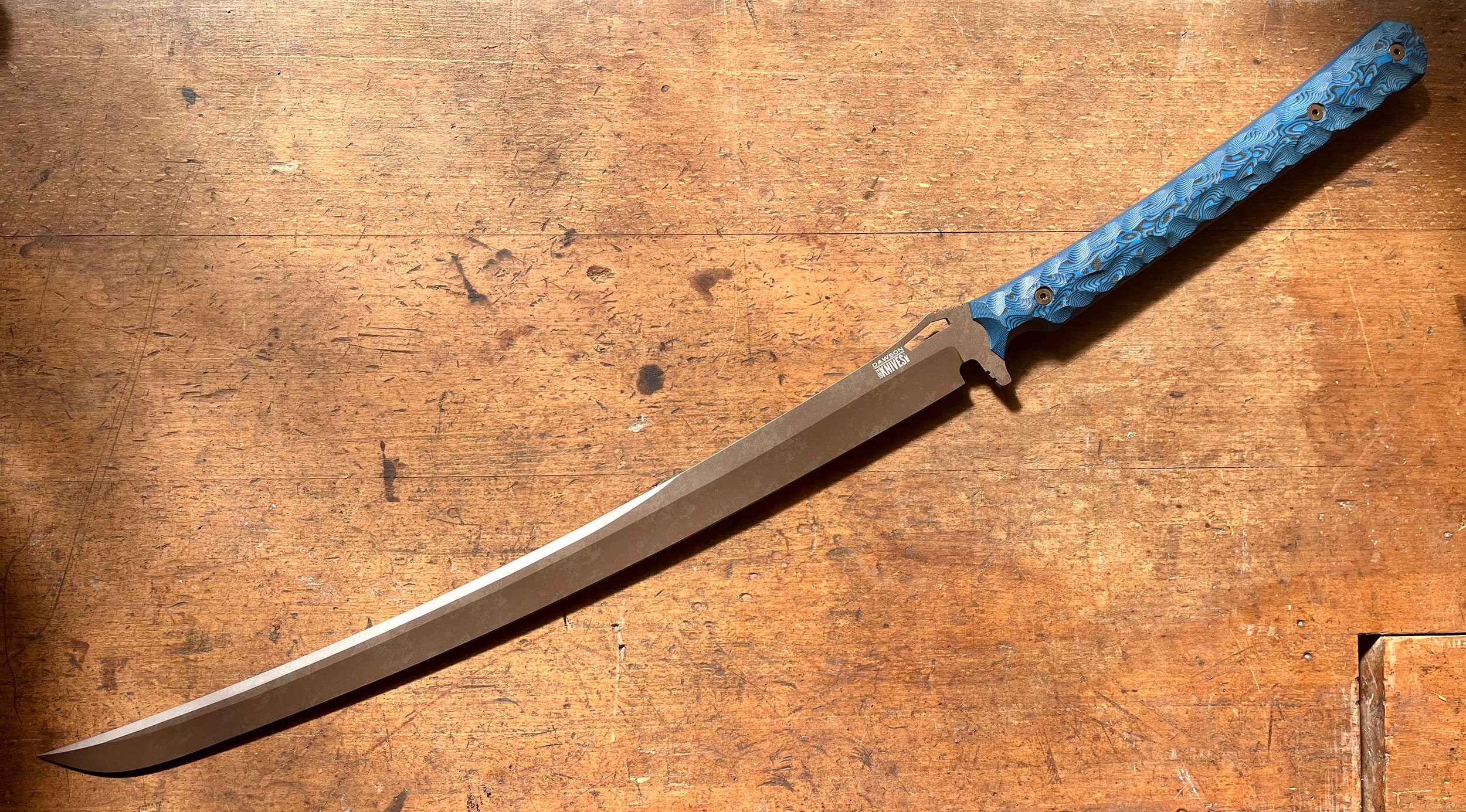 Dawson Many Waters Sword 19, Scorched, Blue/Black