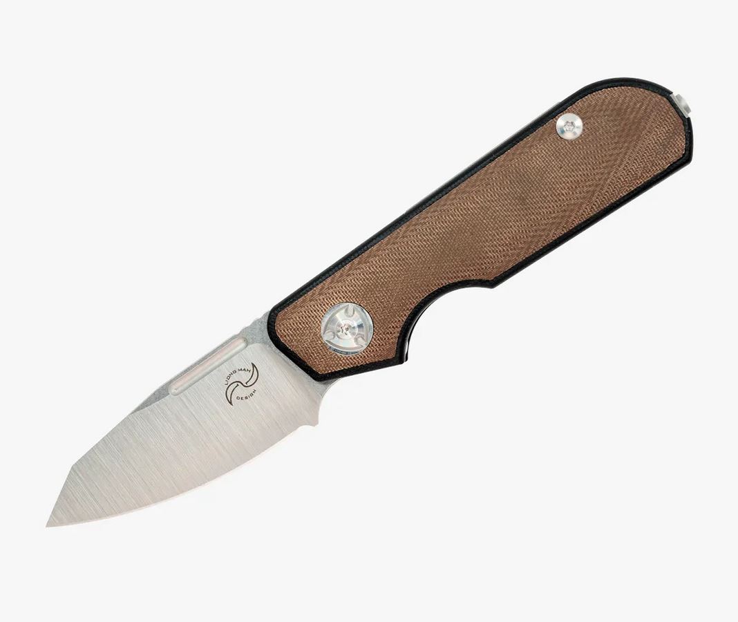 Liong Mah Traveler Sheepsfoot Green Micarta Inlay