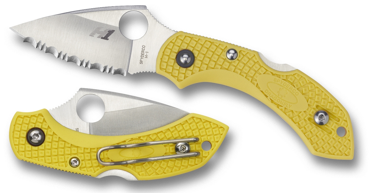 Spyderco C28SYL2 Dragonfly 2 Salt, FRN Yellow