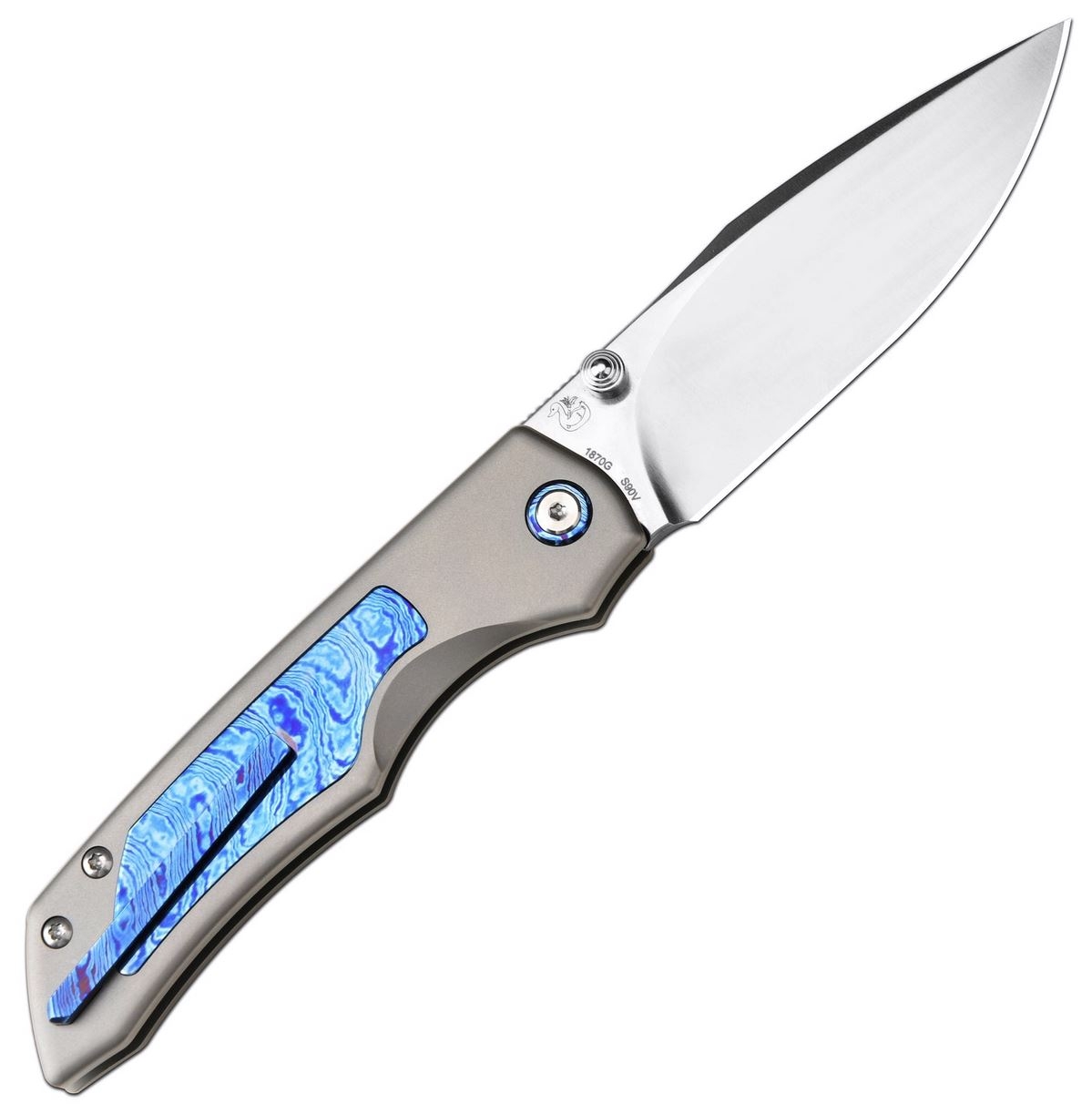 ARTC1870G-GYTD Mage S90V Titan/ Damascus Inlay