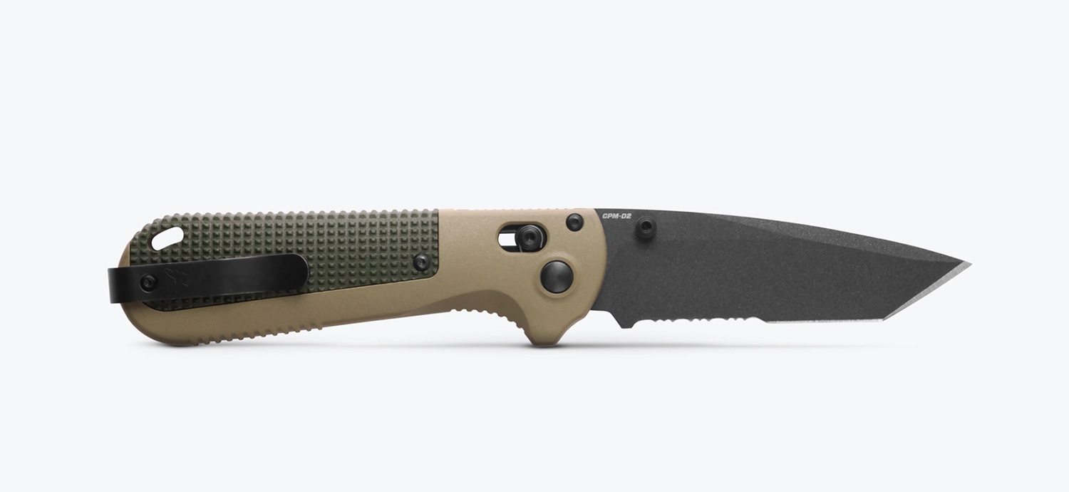 Benchmade 431SBK-1 REDOUBT, Tanto, Green Grivory