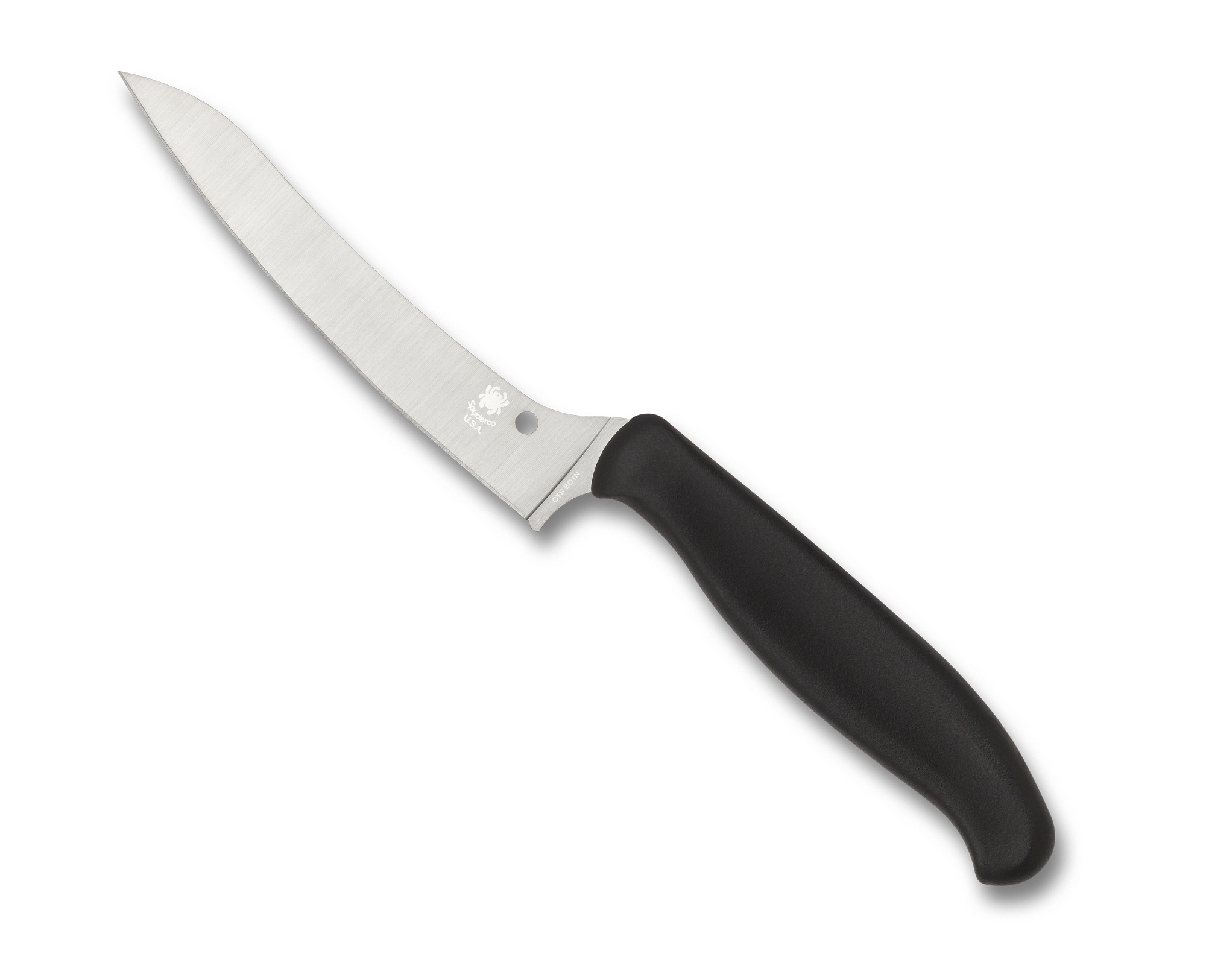 Spyderco K14PBK Z-Cut Küchenmesser Black m. Spitze
