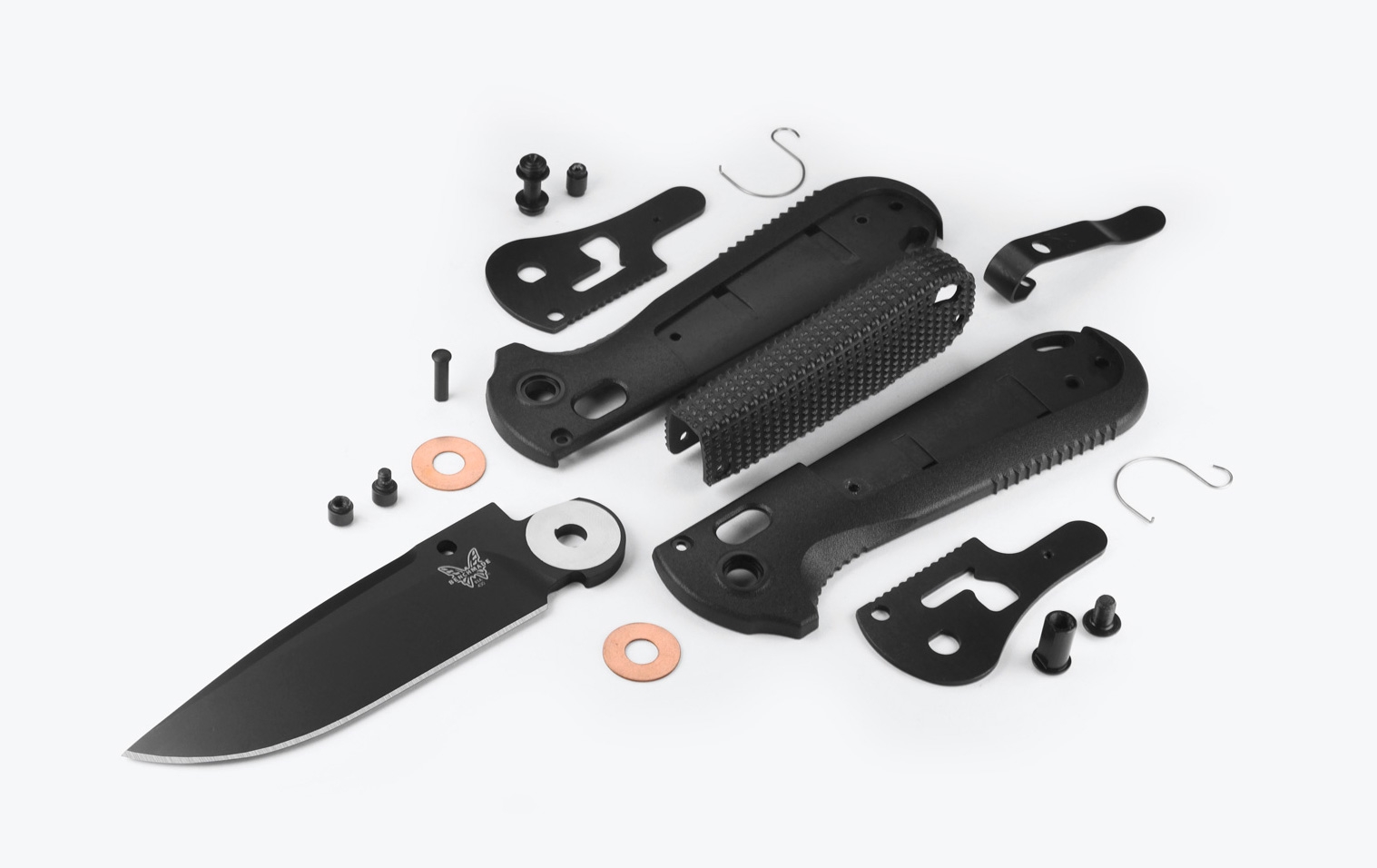 Benchmade 430BK-02 Redoubt, Axis, Black Grivory