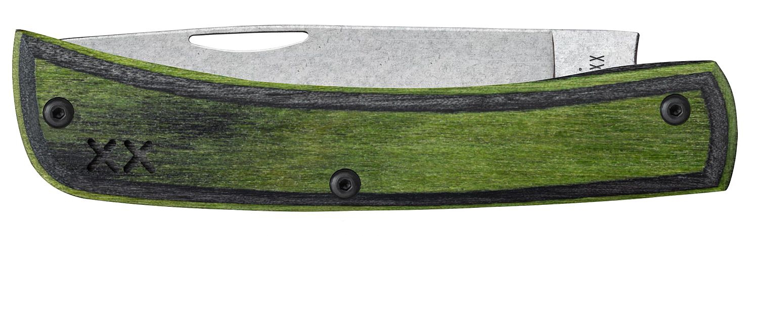 Case S35VN Green/Black Lam. Wood Sod Buster® Jr