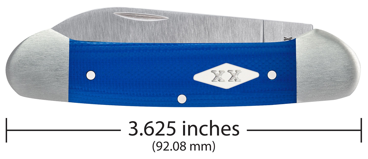 Case SS Blue G-10 Canoe