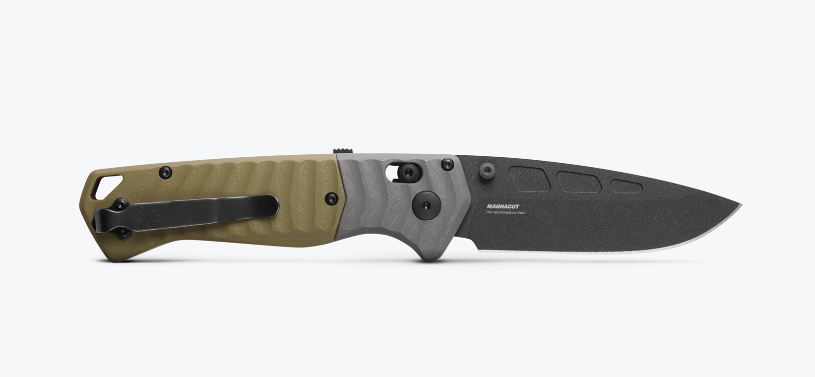 Benchmade 593BK PSK, MagnaCut, Gray/ Green G10