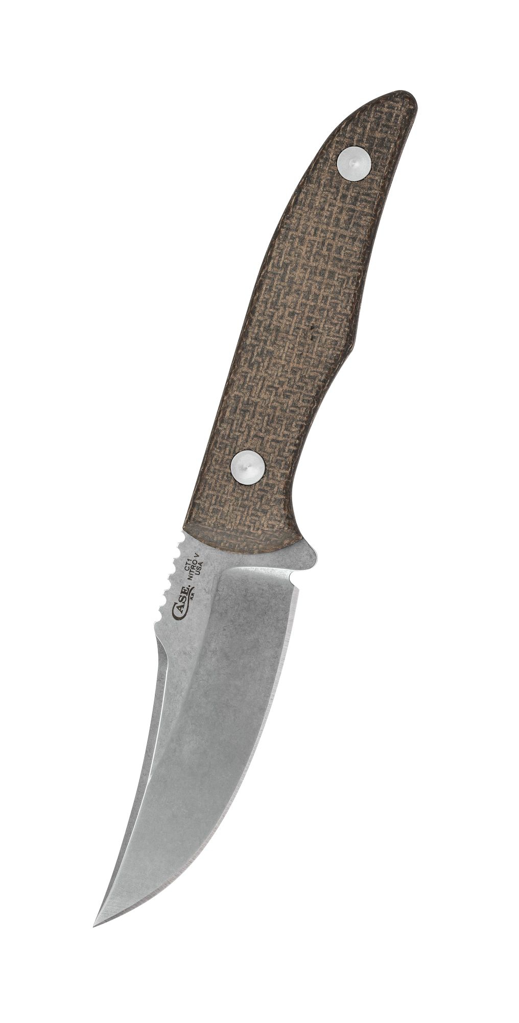 Case Hunter CT1 - OD Green Micarta, Nitro V Stahl