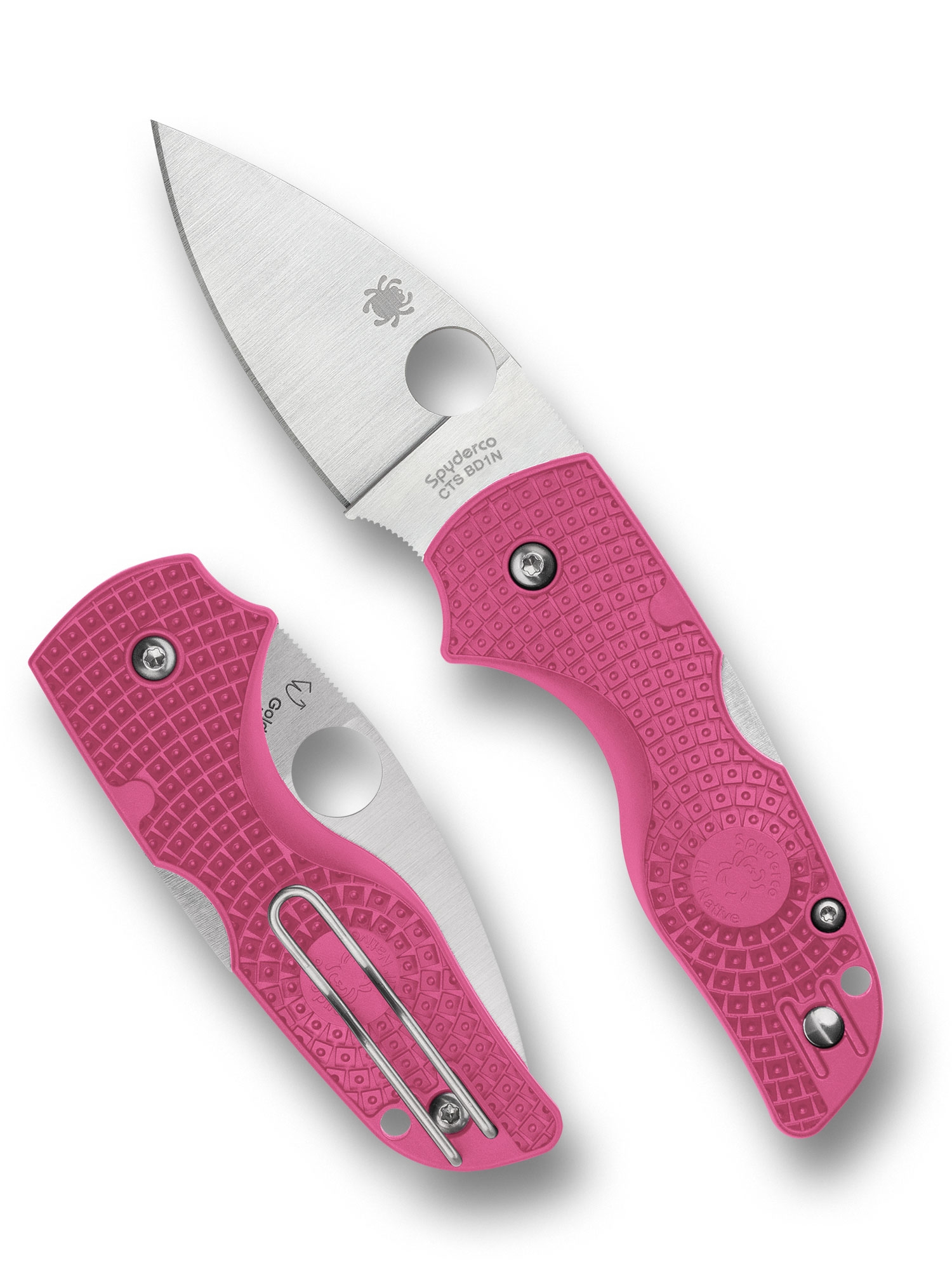 Spyderco C230PPN Lil' Native, Pink FRN