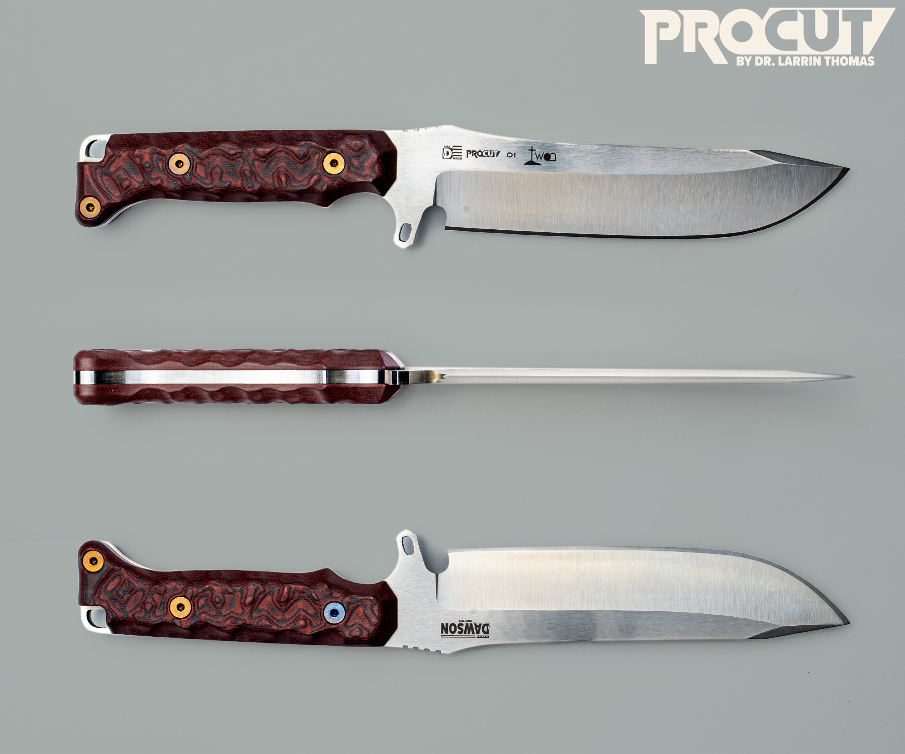 Dawson Knives Modelle mit ProCut Stahl! Dawson Knives Modelle mit ProCut Stahl!