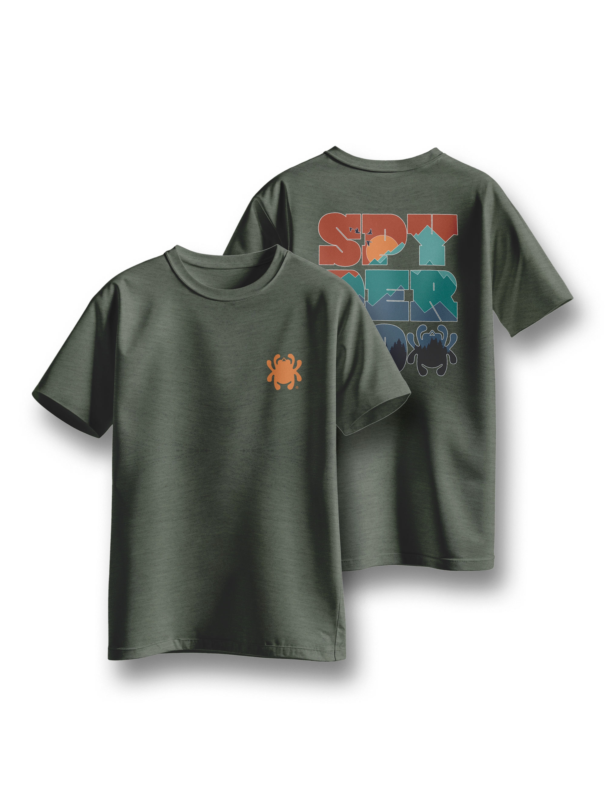 Spyderco TS06HGR T-Shirt Spyderco Heather Green L