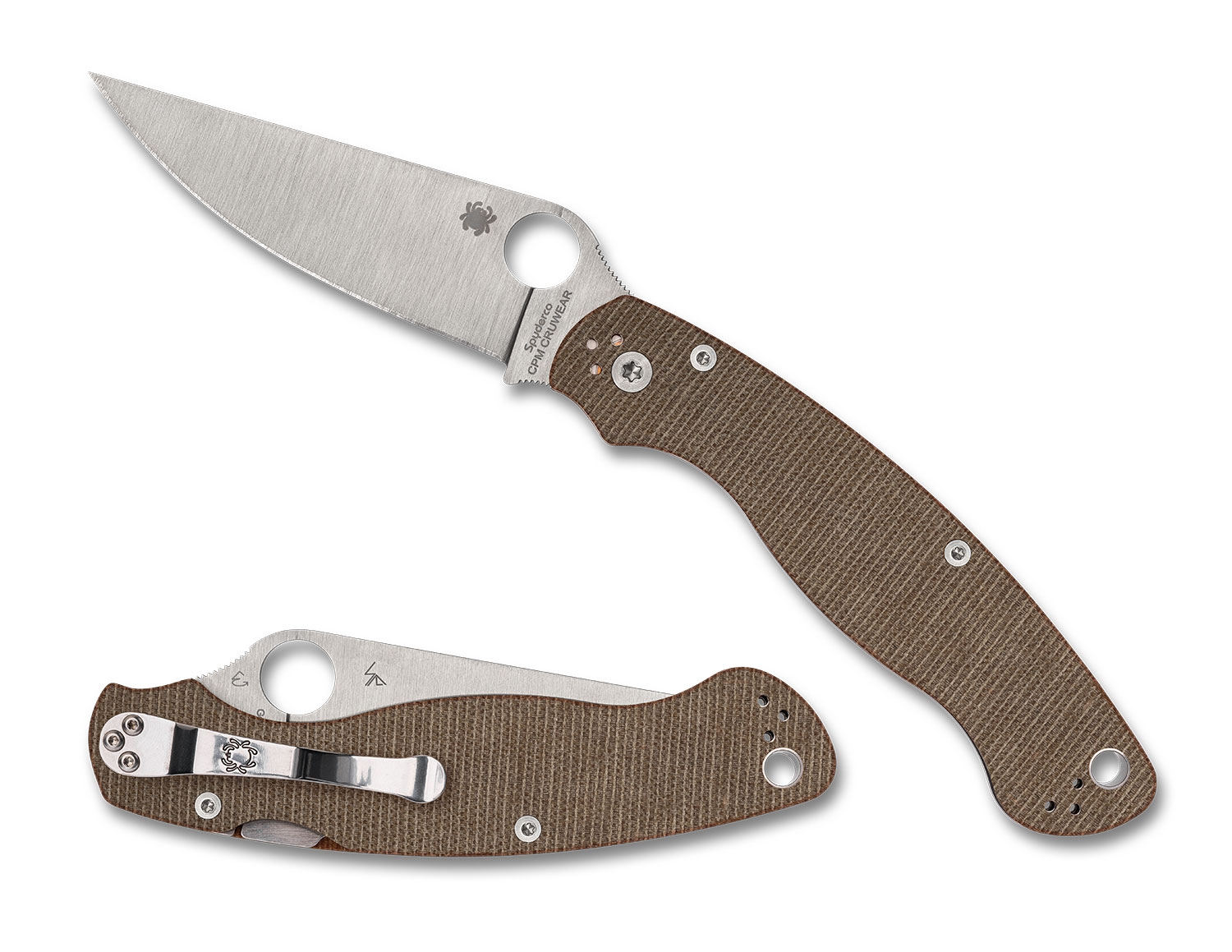 Spyderco C36MPCW2 Military 2, CruCarta