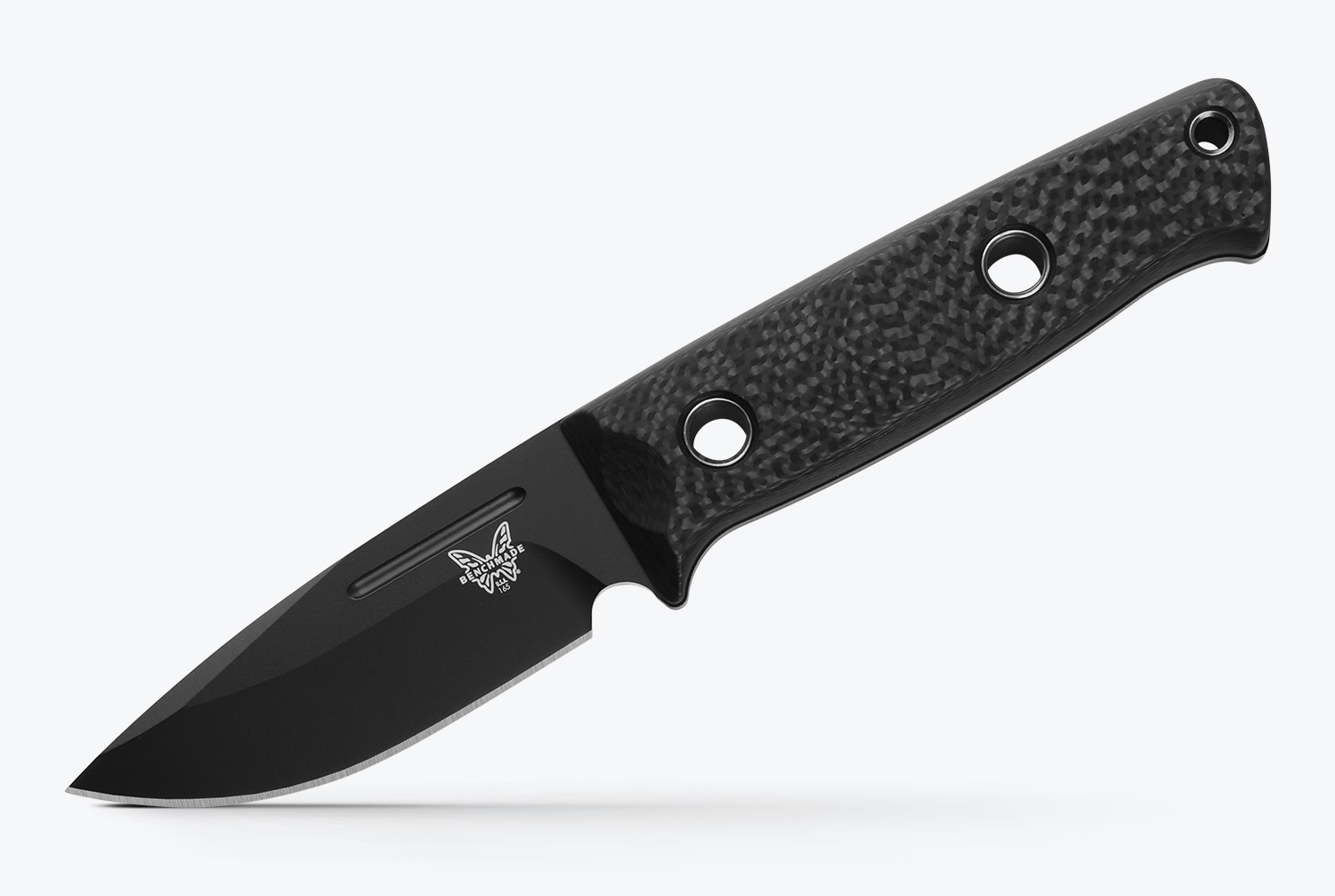 Benchmade 165BK Mini Bushcrafter, CruWear, Carbon