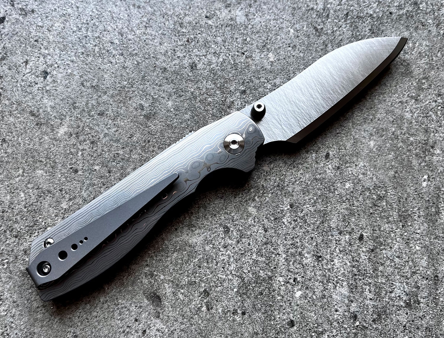 Sandrin Torino Damast, Wolframcarbit, Recoil Lock