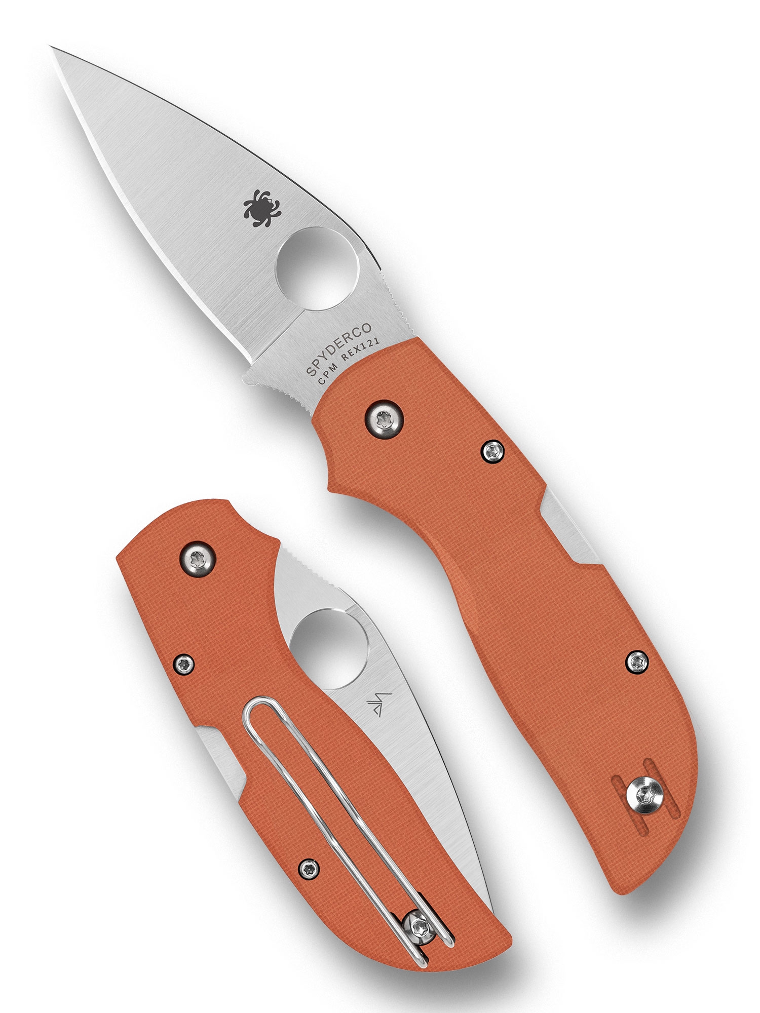 Spyderco C152GPBOR Chaparral Orange G10, REX 121