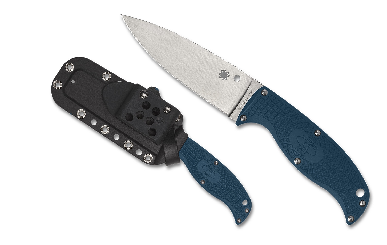 Spyderco FB31PBL2K390, Enuff 2, K390, Blue FRN