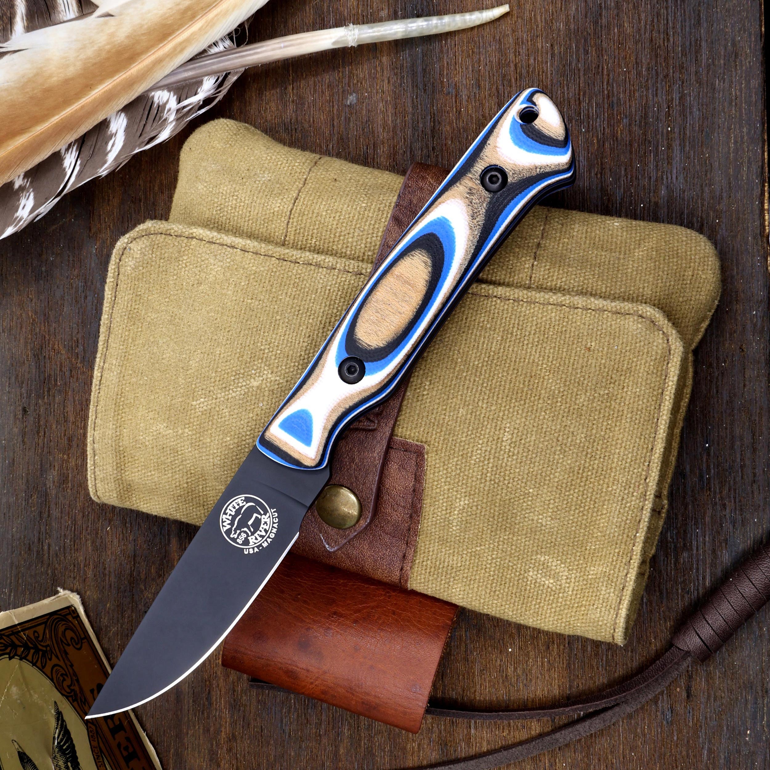 White River Small Game Black/ White/ Blue G-Wood