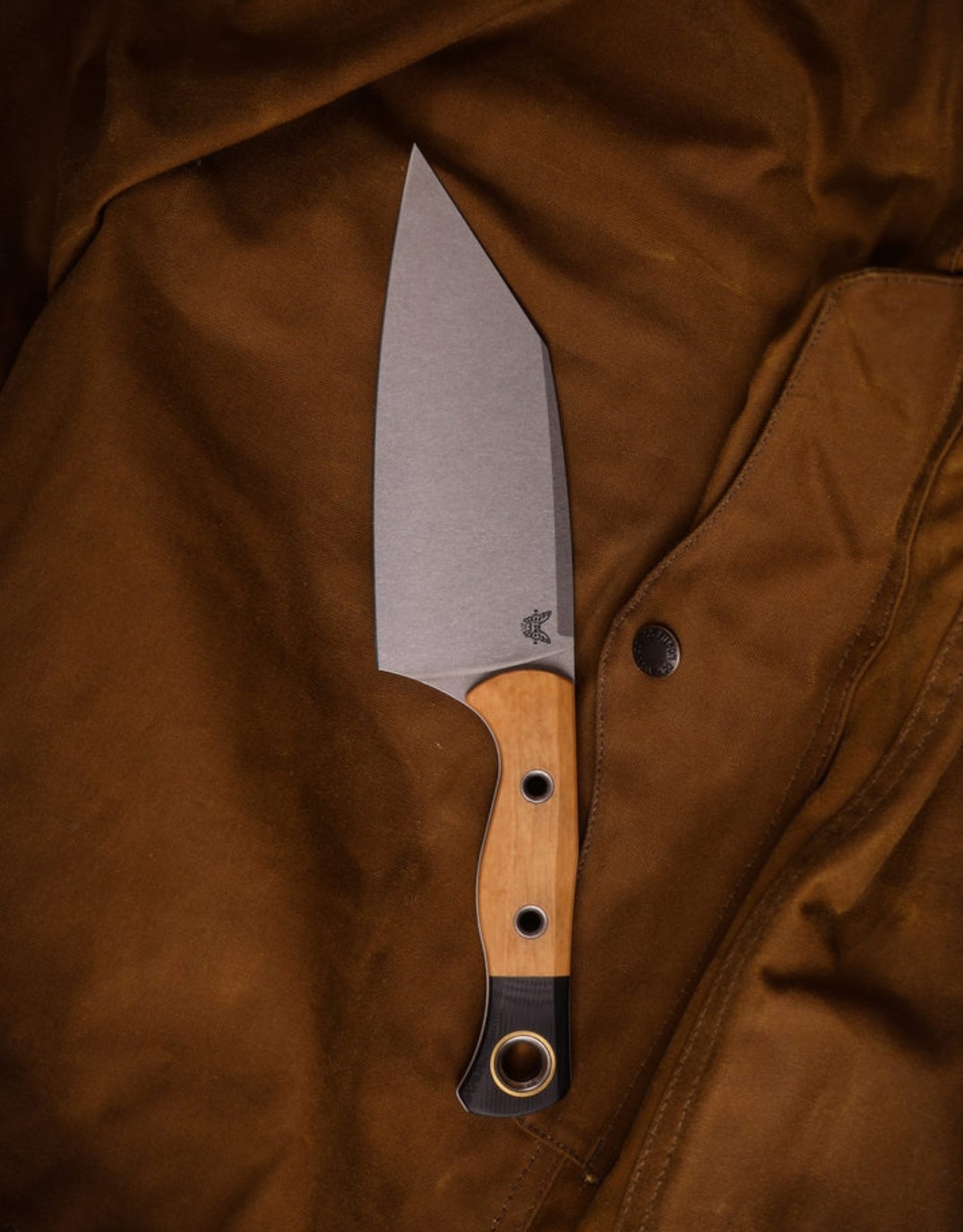 Benchmade 4010-02 Station Knife, Maple Richlite