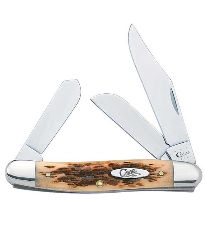 Case SS Amber Bone Stockman