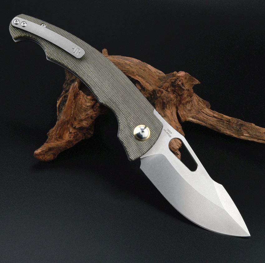 ARTC1860P-ODG Xcellerator AR-RPM9, Green Micarta