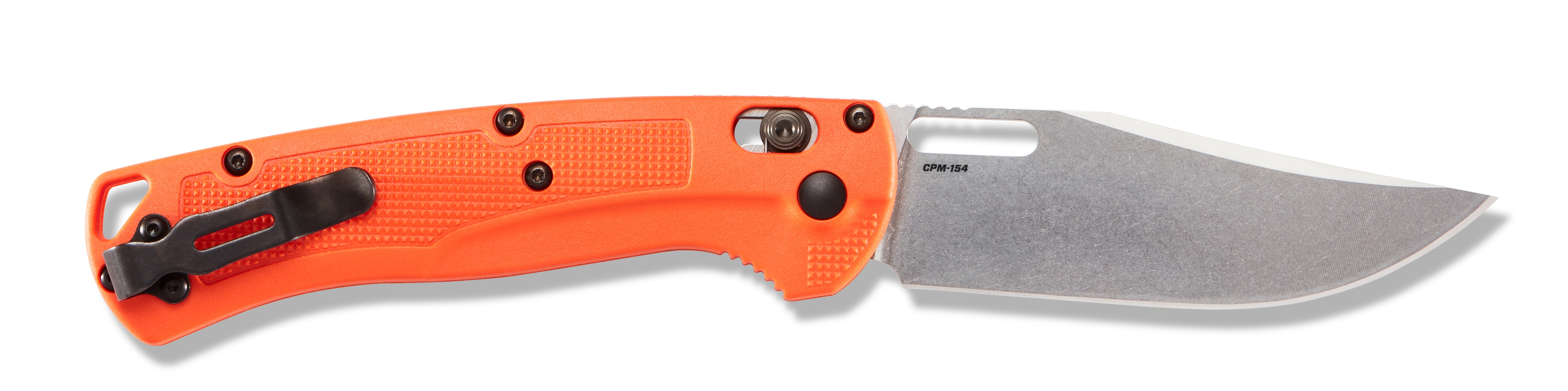 Benchmade 15535 TAGGEDOUT, CPM-154, Orange Grivory