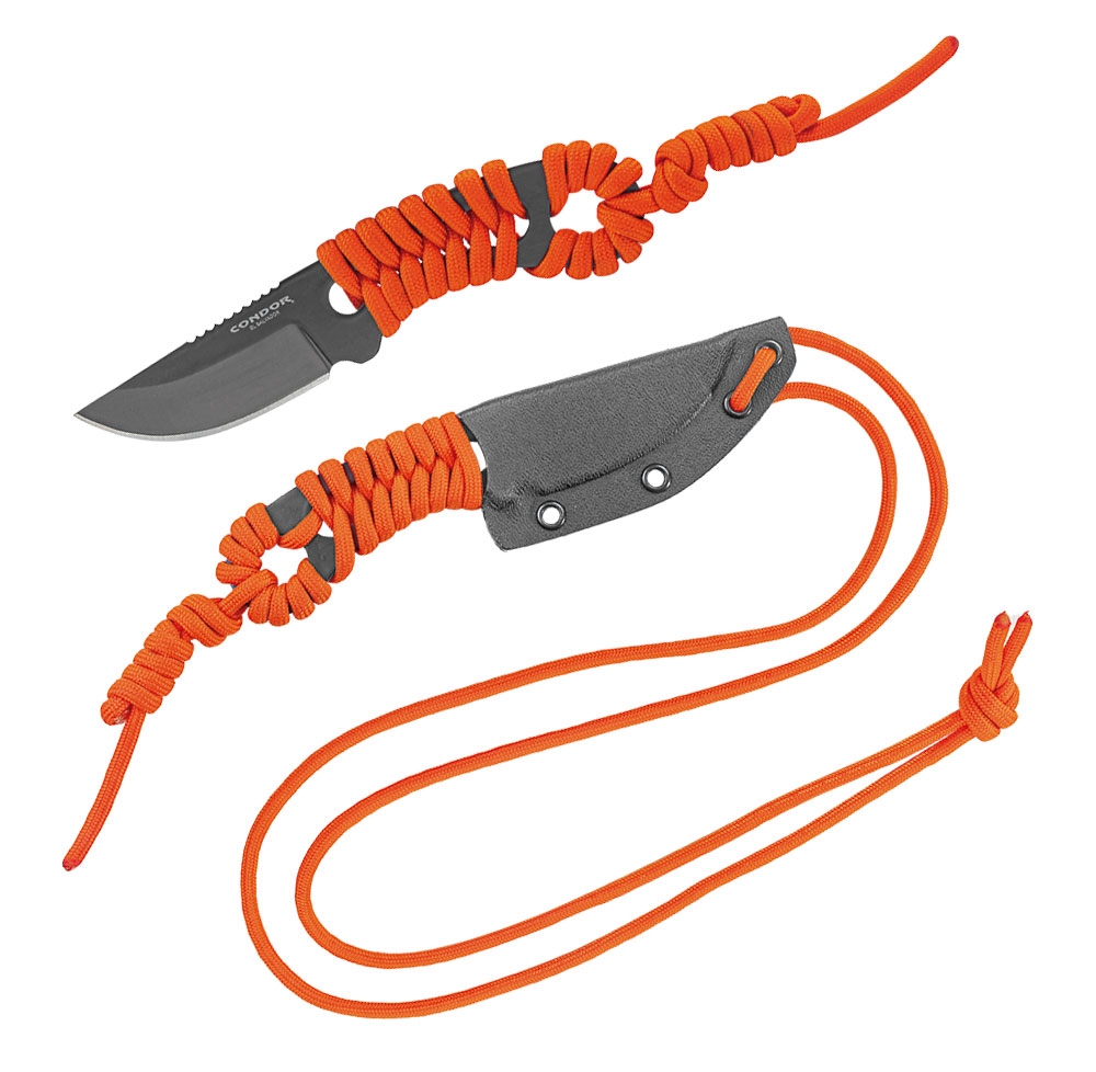 Condor CARLITOS NECK KNIFE, ORANGE