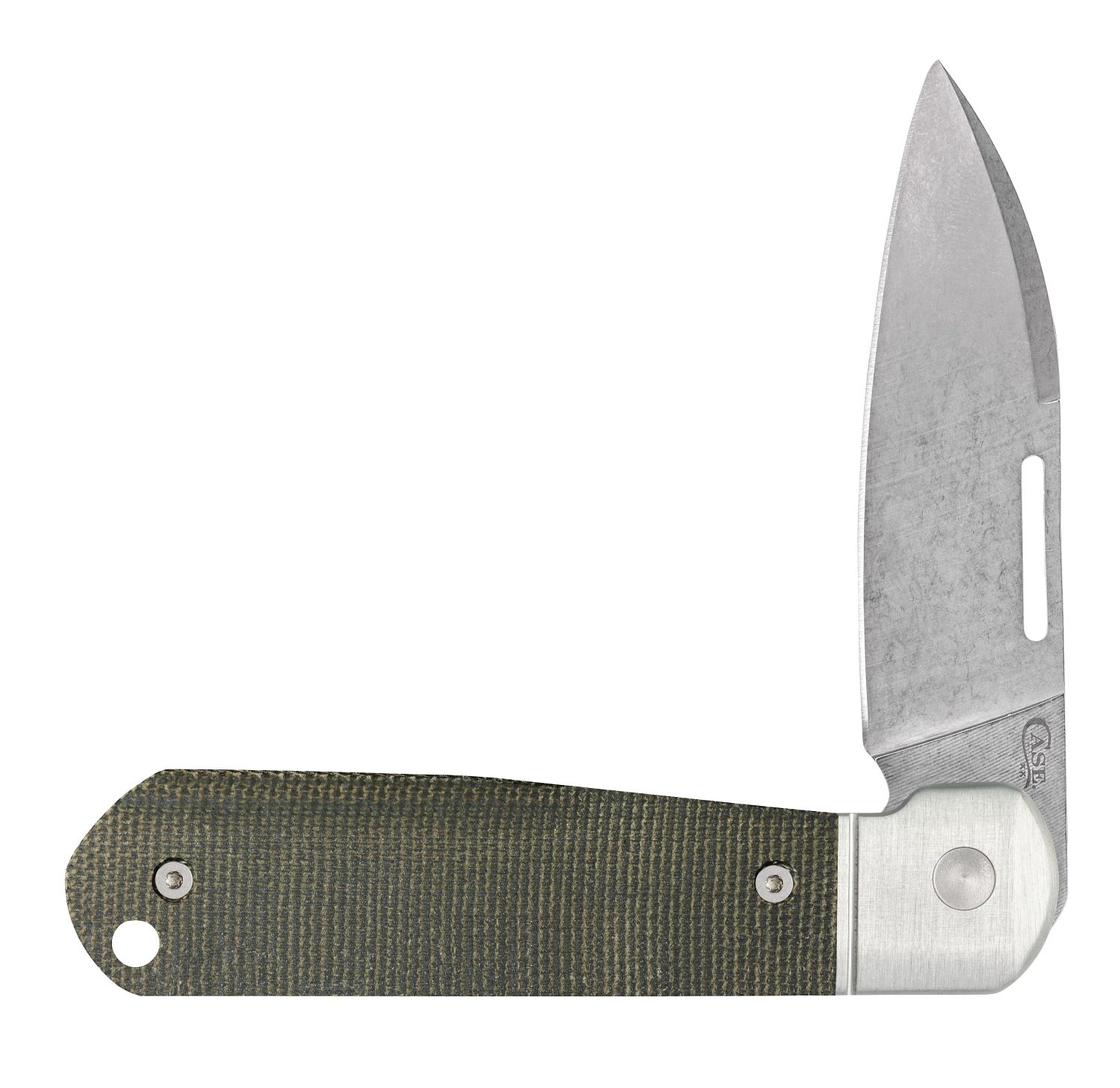 Case Smooth OD Green Micarta Highbanks CPM20CV