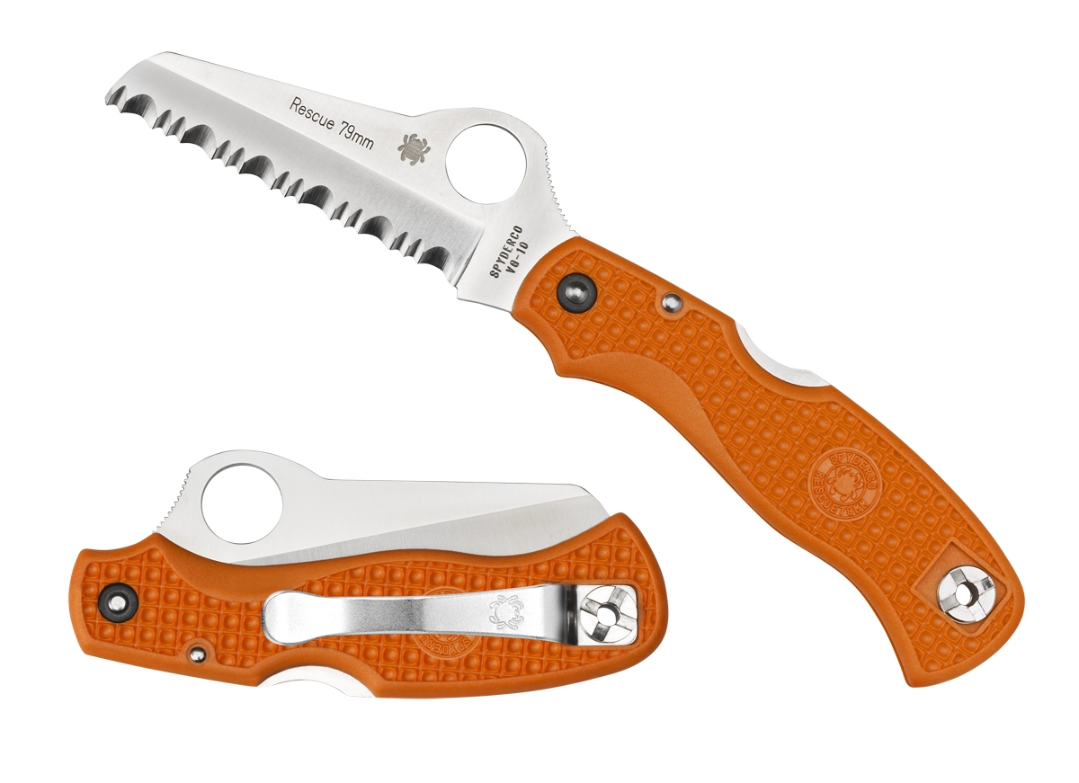 Spyderco C45SOR Rescue 79mm, FRN Orange