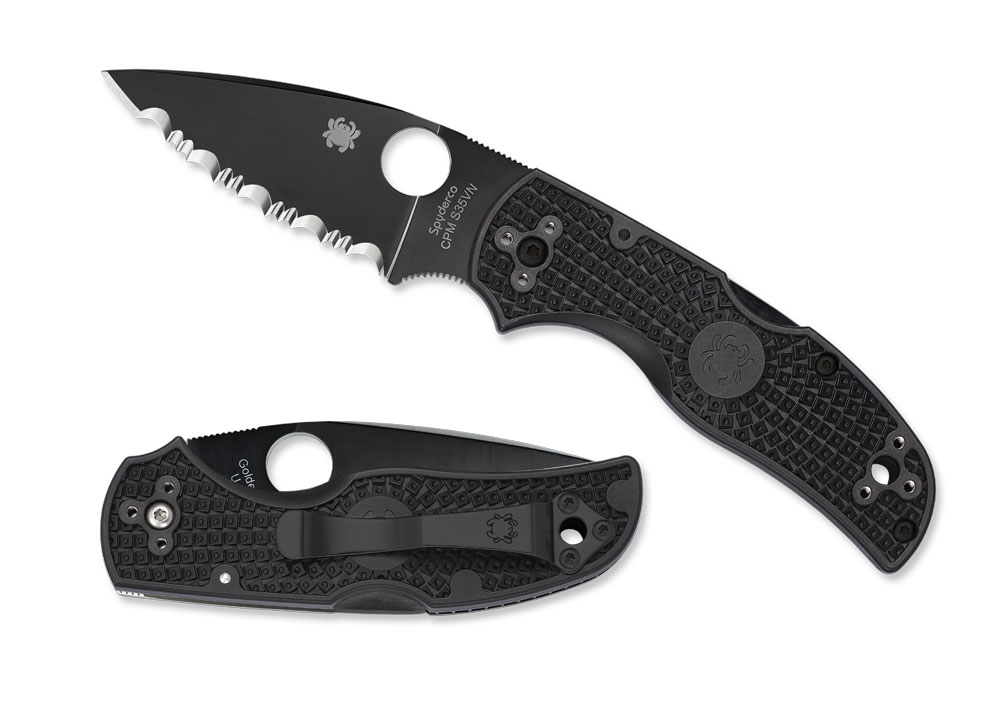 Spyderco C41SBBK5 Native 5, Black FRN
