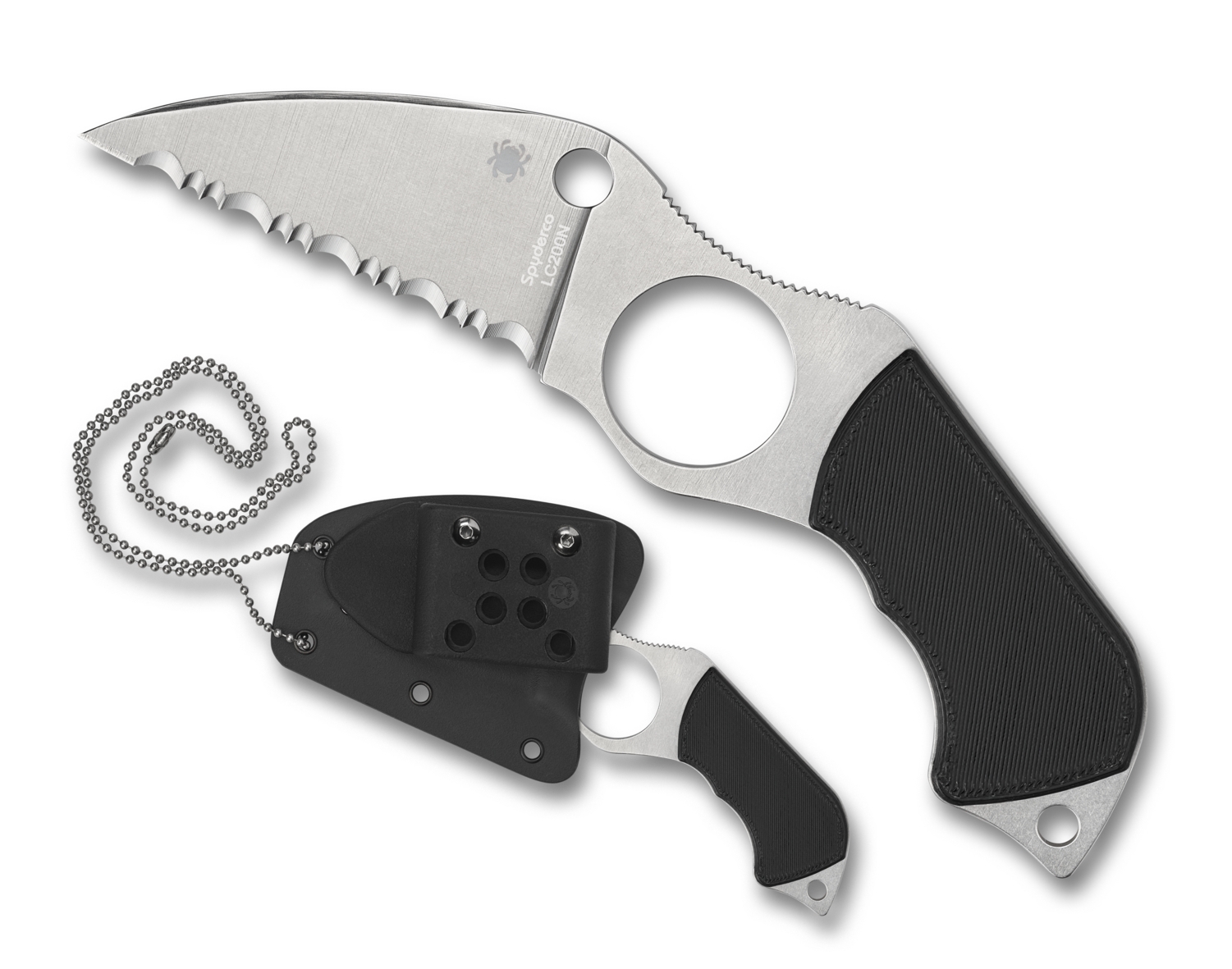 Spyderco FB14S6 Swick 6, Black G-10, Small