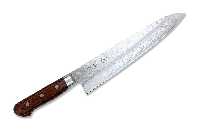 Kanetsune KC-901 Gyutou Damast gehämmert 240mm