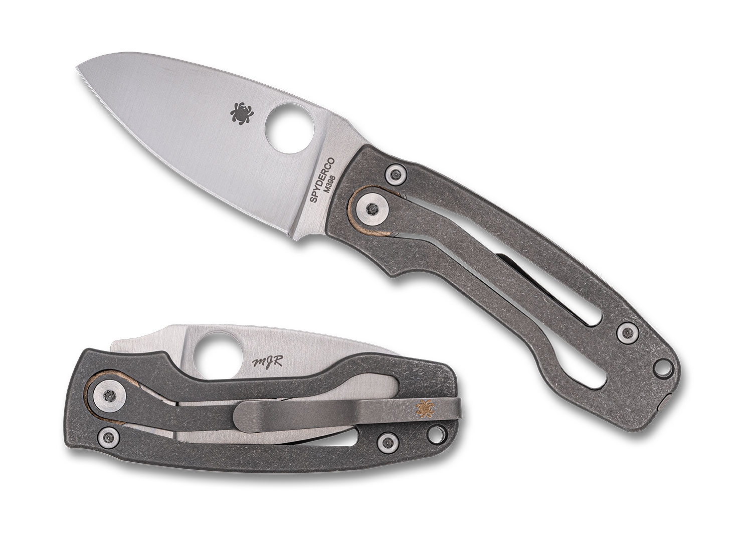 Spyderco C269TIP PITS 2, M398, Aluminium, Slipit