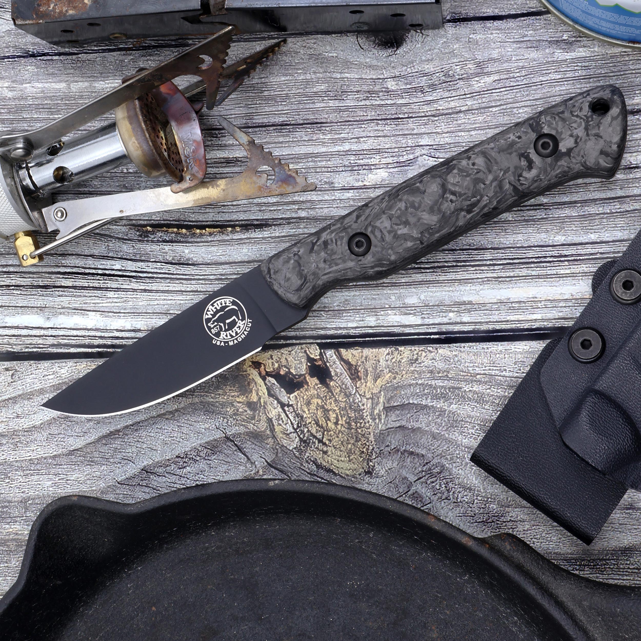 White River Small Game Carbon Fiber Black Magnacut