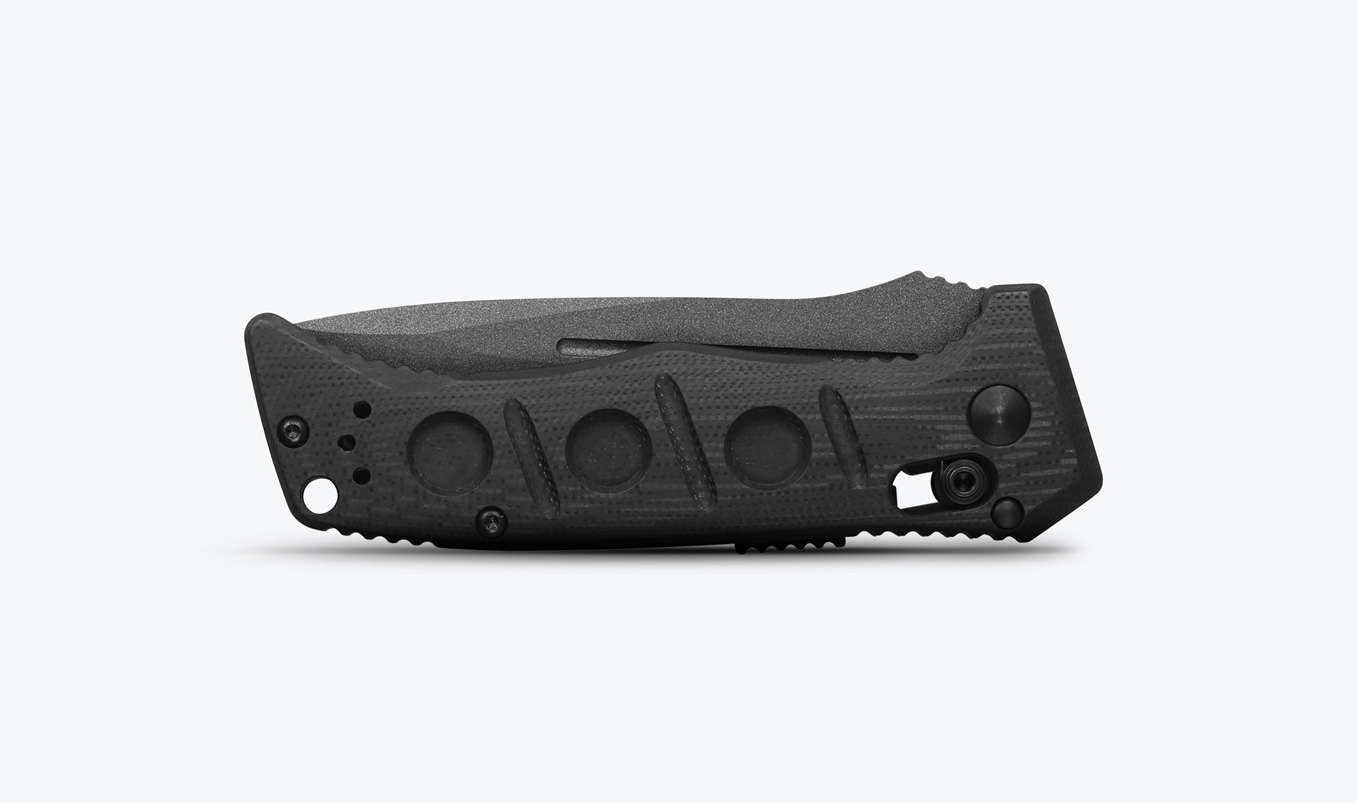Benchmade 2730GY-1 Mini Auto Adamas, Black G10