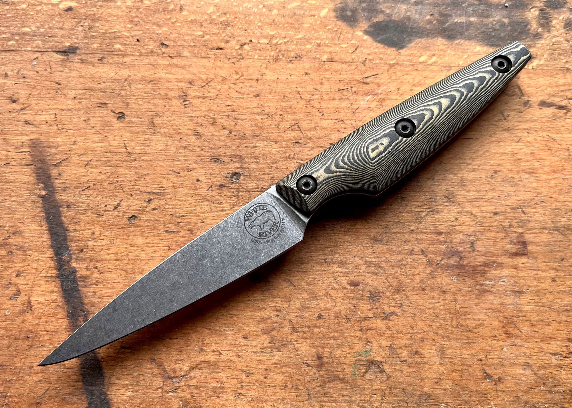 White River S & S Paring, Maple & Black Richlite